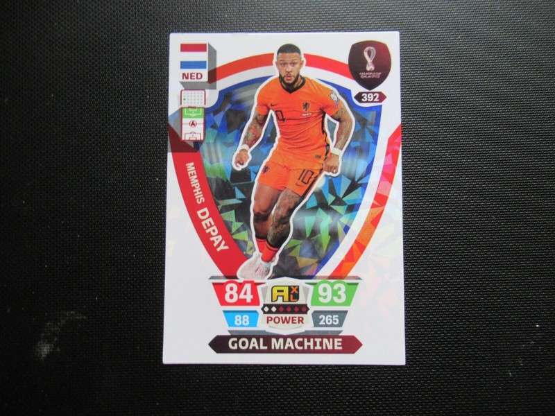 Panini Adrenalyn Qatar 2022 Depay Goal Machine NÂ°392