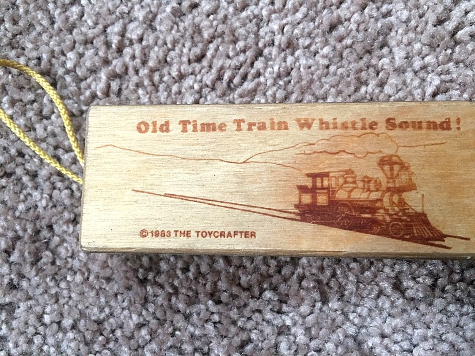 1983 THE TOYCRAFTER 1983 Old Time Train Whistle 6