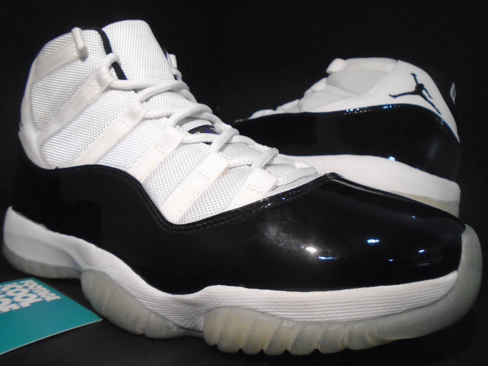 AIR JORDAN 11 RETRO 白黒 NIKE AIR JORDAN XI 11 RETRO WHITE BLACK CONCORD LOT SPACE
