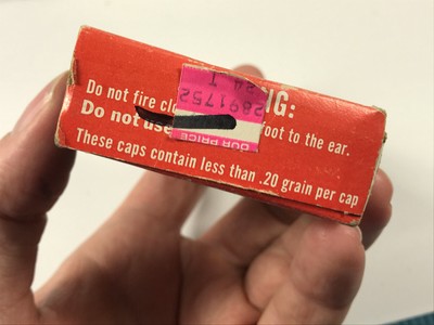 Vintage 50s 60s Kilgore Roll Caps No.1505 Unopened Box Cowboy