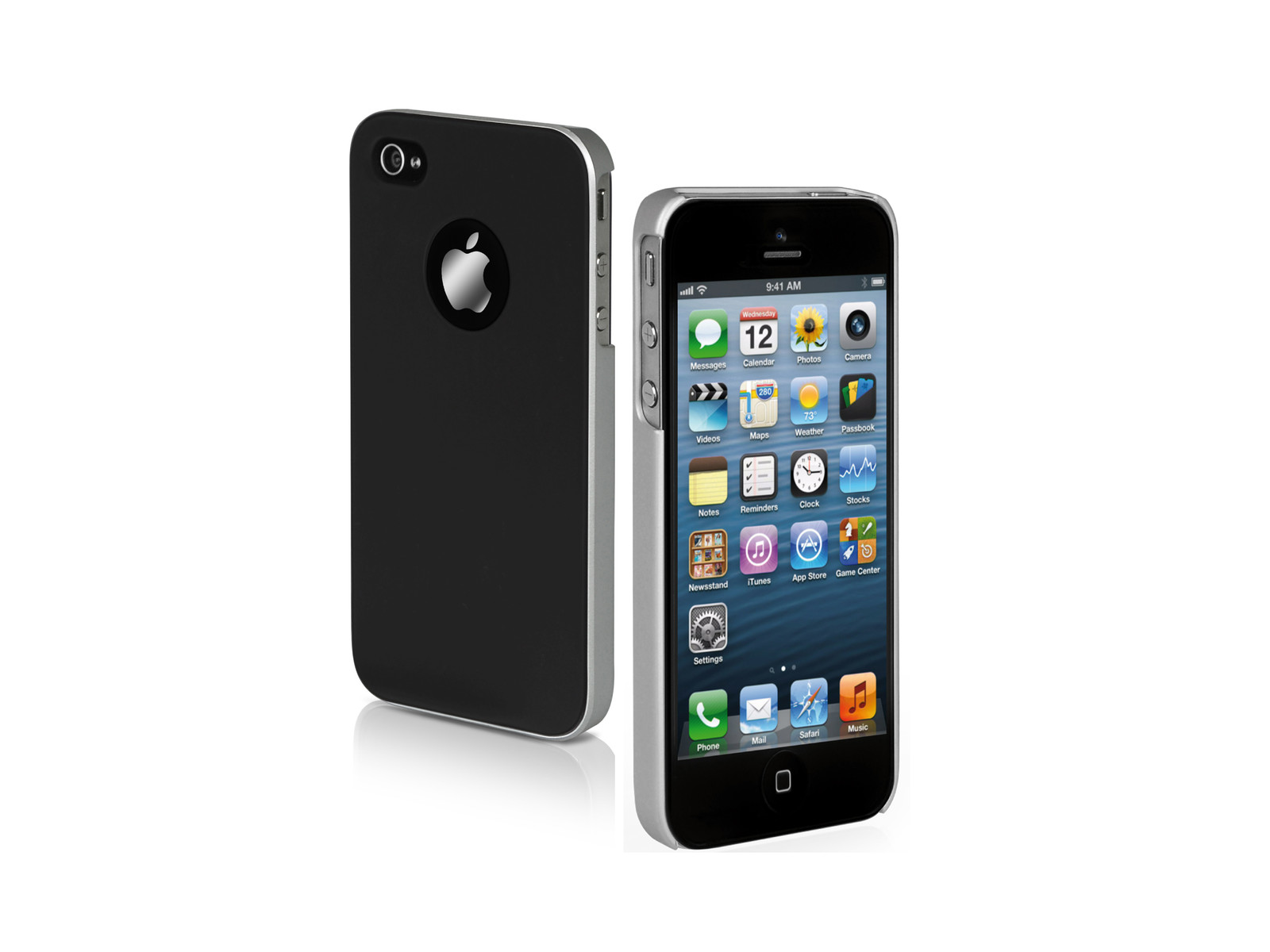 SBS DUAL COLOR CUSTODIA CASE per APPLE IPHONE 5 5G 5S NERA ALLUMINIO