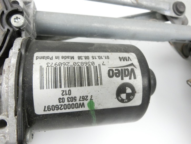 BMW 428i F36 14-17 Wischermotor m. Wischergestänge Vorne BMW 428i F36 14-17 02.06.2016 7260488 61617260488... Vorschau 3