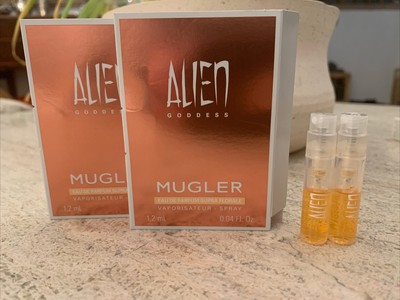 2 x MUGLER Alien Goddess Womens Perfume EDP Supra Florale 1.2mL/0.04 oz