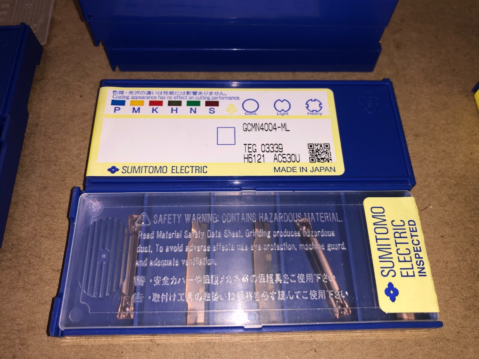 格安SALEスタート!の商品をすべて QTY INSERTS CARBIDE SUMITOMO 5 AC530U GCMN4004-ML その他