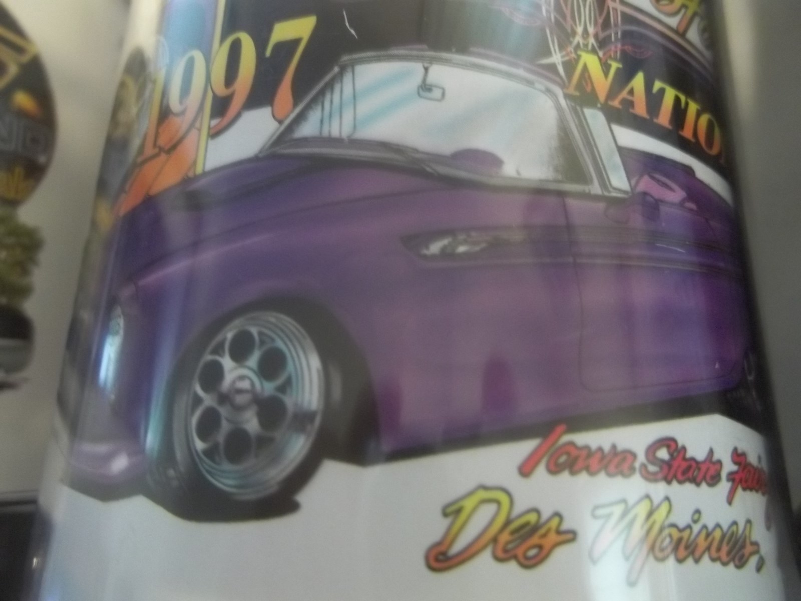 FOUR INSULATED DRINK MUGS FROM  THE GOODGUYS CAR CLUB IOWA STATE FAIRGROUNDS