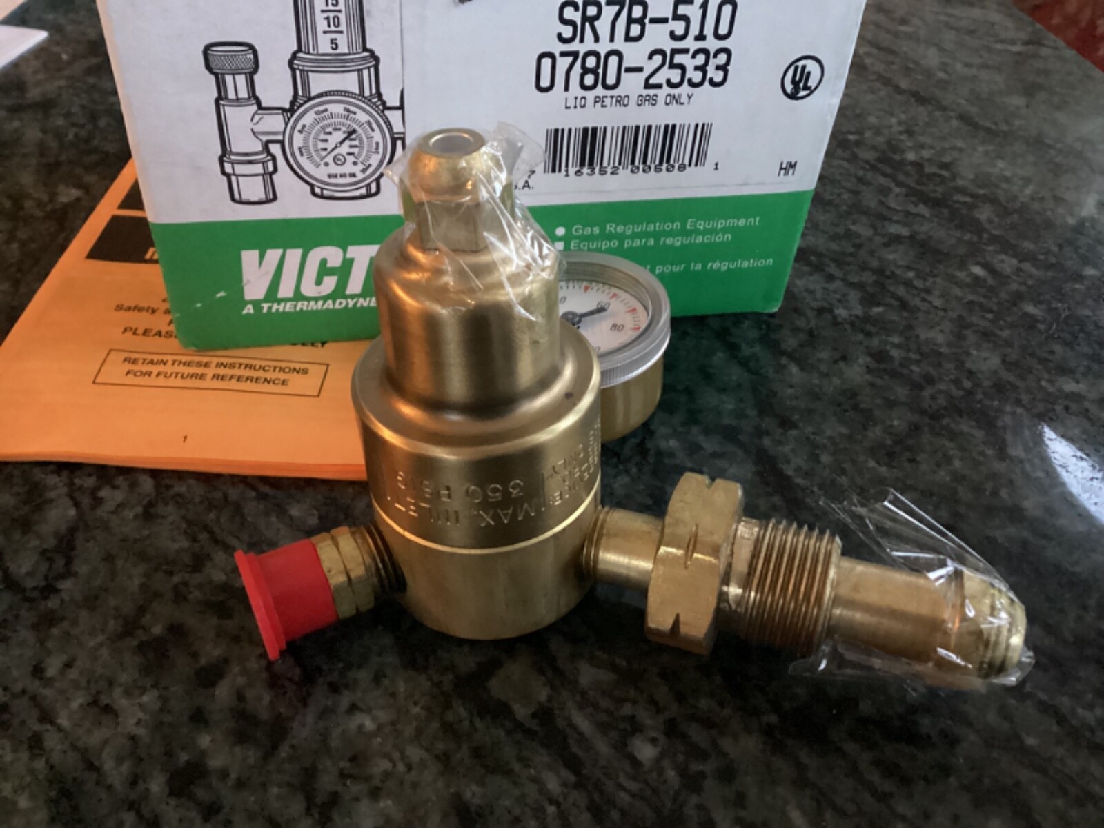 victor medalist regulator SR7B-510 0780-2533 LPG liquid victor medalist regulator SR7B-510 0780-2533 LPG liquid