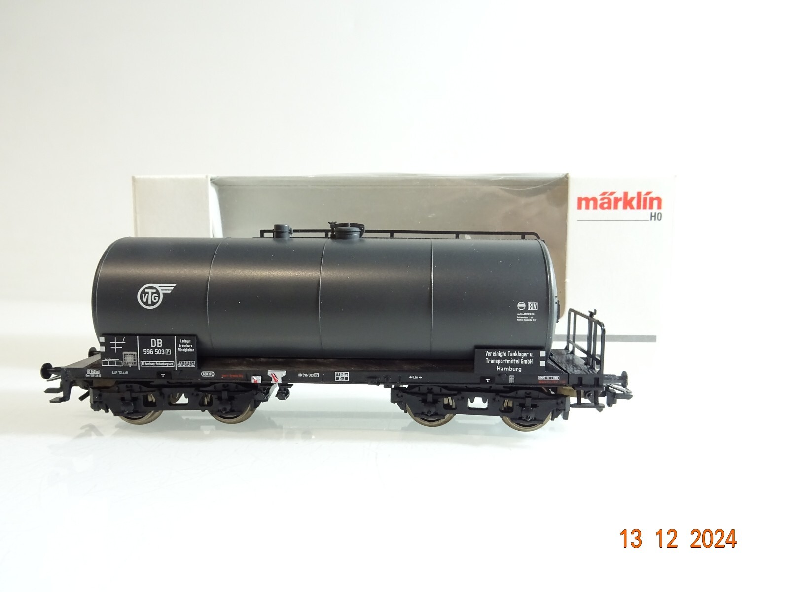 Marklin 00720-05 Kesselwagen Bauart Zacns der VTG 鉄道模型