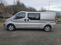 14 VAUXHALL VIVARO RENAULT TRAFIC 2.0 115PS SPORTIVE 2.9T D/CAB CREW VAN PX SWAP