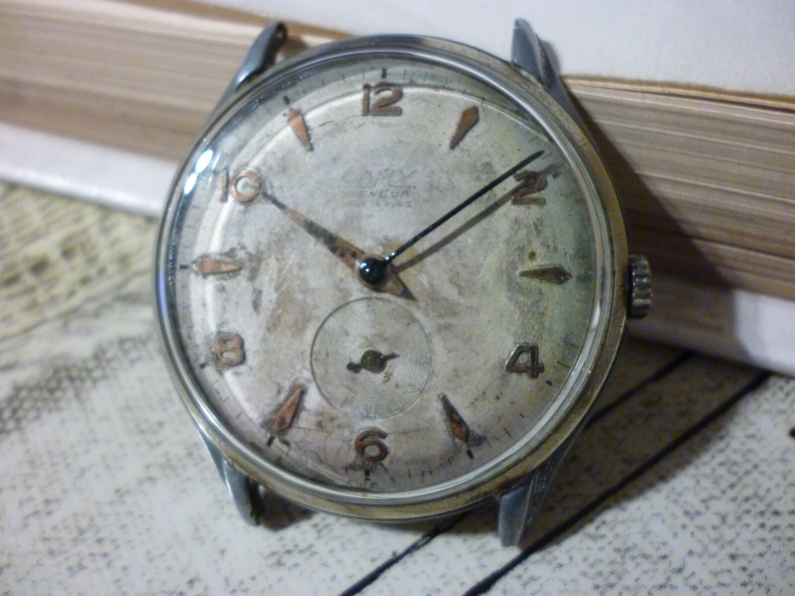 CAMY GENEVA ancre 15 rubis アンティーク腕時計メンズ Camy Geneva 15 Rubis Wristwatch Swiss Made Balance Ok To
