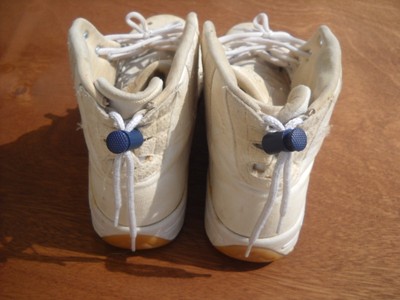 MENS RAGGED CANVAS COOL REEBOK HIGH TOP SNEAKERS SIZE USA 11 WHITE SHOES