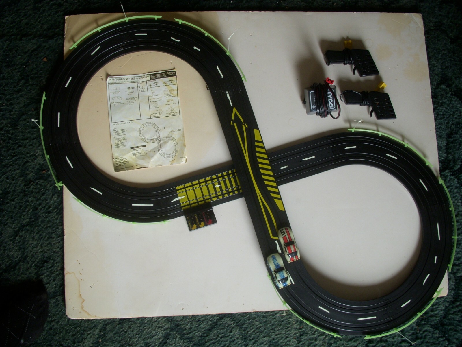 TYCO CORVETTE TURBO RACING SET