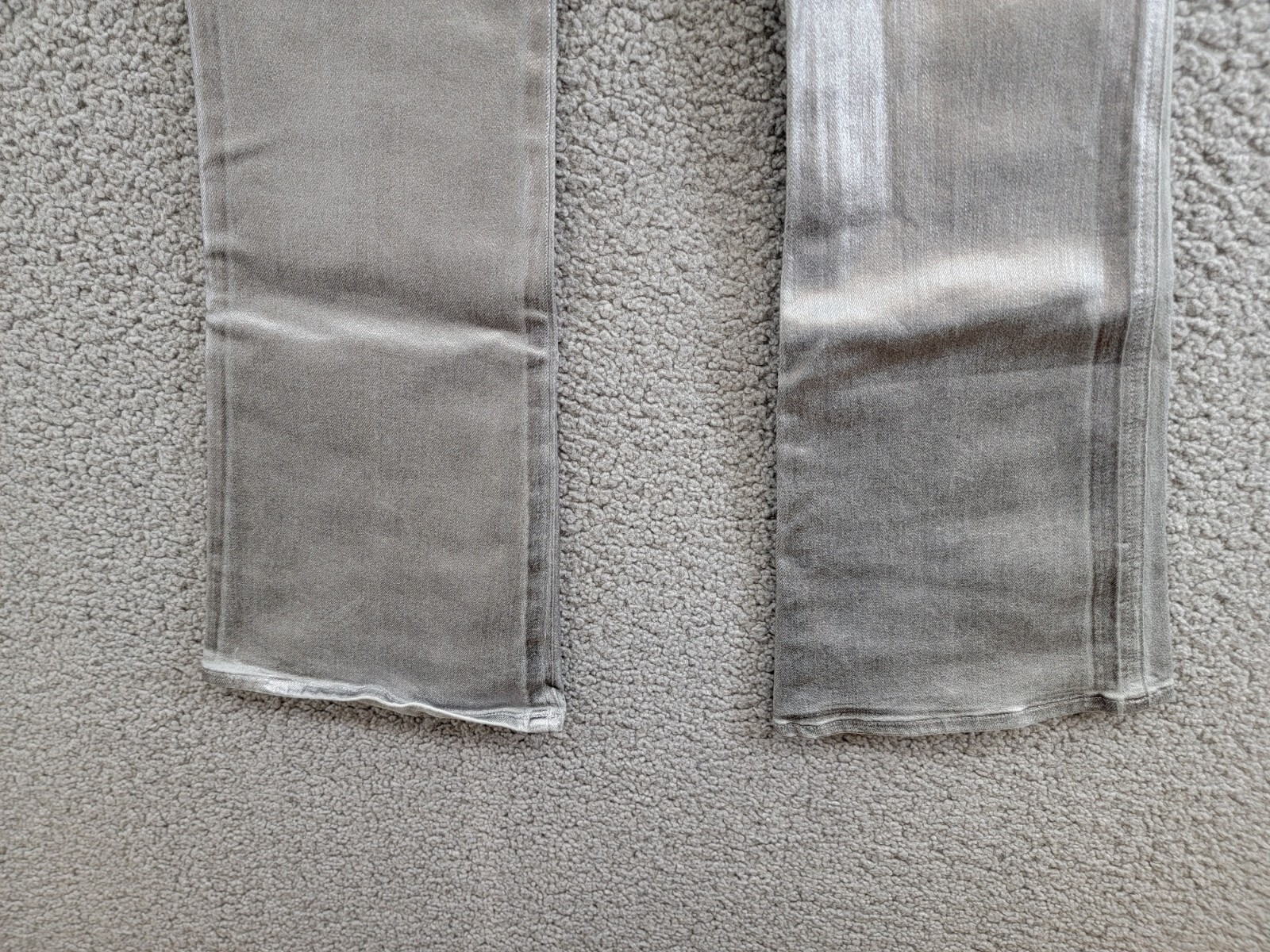 Veronica Beard Carson Coated Flared Ankle Jeans Women's 25 Light Gunmetal - Picture 14 of 18