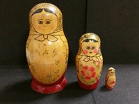 old wooden dolls