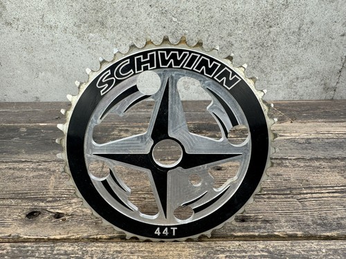 Schwinn 44t Aluminum Sprocket Bmx Chainring Old Mid School