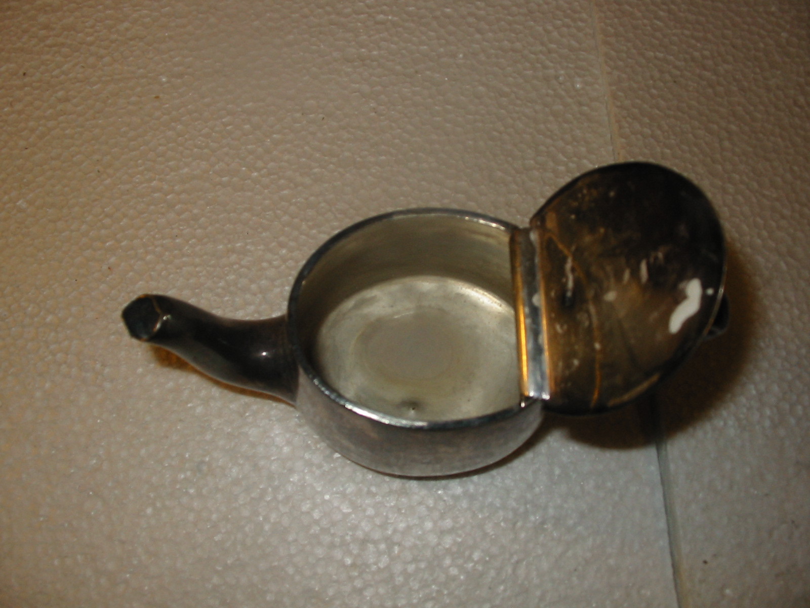 SILVERPLATE COVERED CREAMER E & CO. SERVER MONOGRAMED