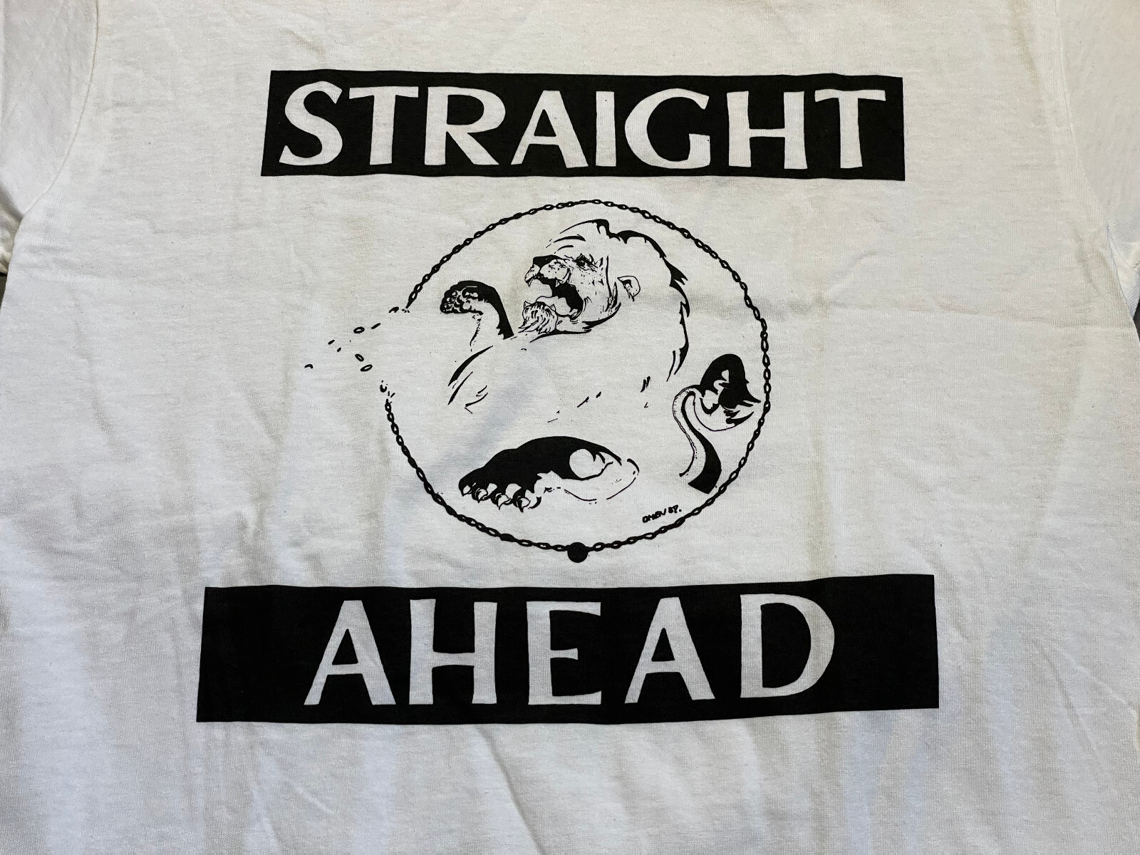 Straight Ahead breakaway Small T-Shirt official NYHC