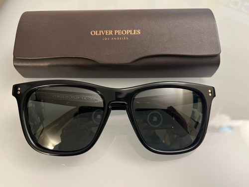 Pre-owned Oliver Peoples Lynes Polarized Sun Black/ Midnight Express Polar Msrp $684 Rare
