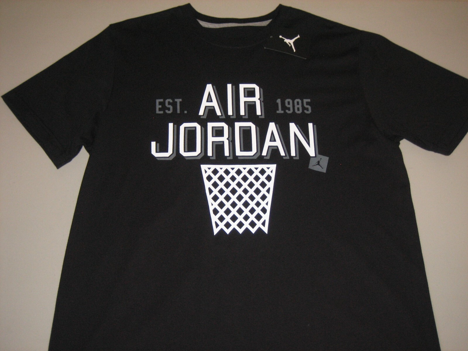 Nike Jordan Retro 1985 T-Shirt Black Men's Large FREE