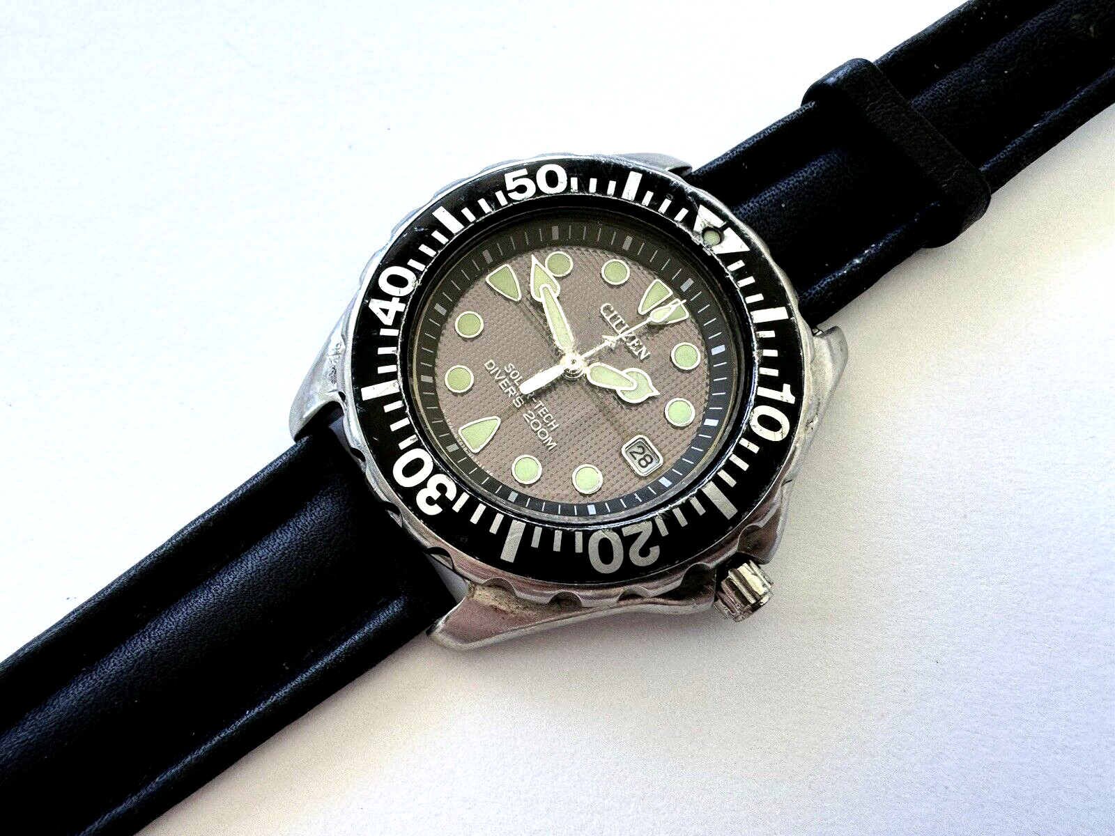 Citizen Eco Drive Silver Tone GN-4W-UL Men's Watch Diver's