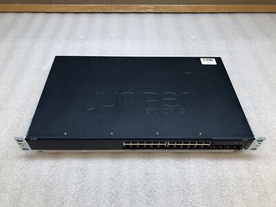 Juniper EX2200-PoE-24P-4G 24-Port Gigabit PoE+ Ethernet 4xSFP Network Switch