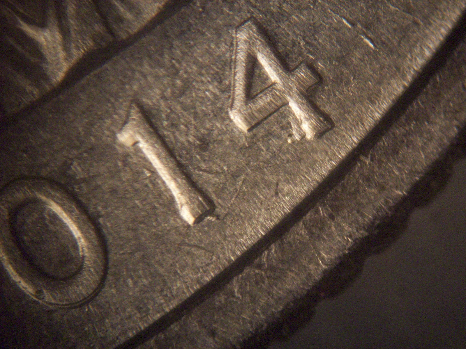 2014 P DDR Everglades Doubled die error coin