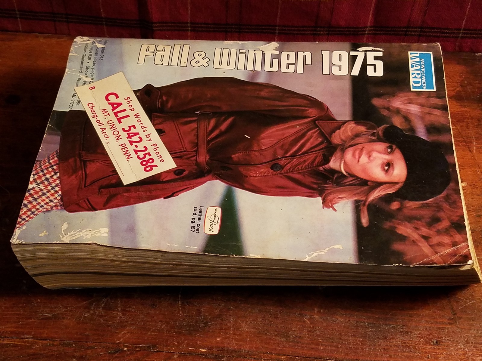 Vintage 1975 Montgomery Ward Fall Winter Catalog,Department Store,Fashion,Tools