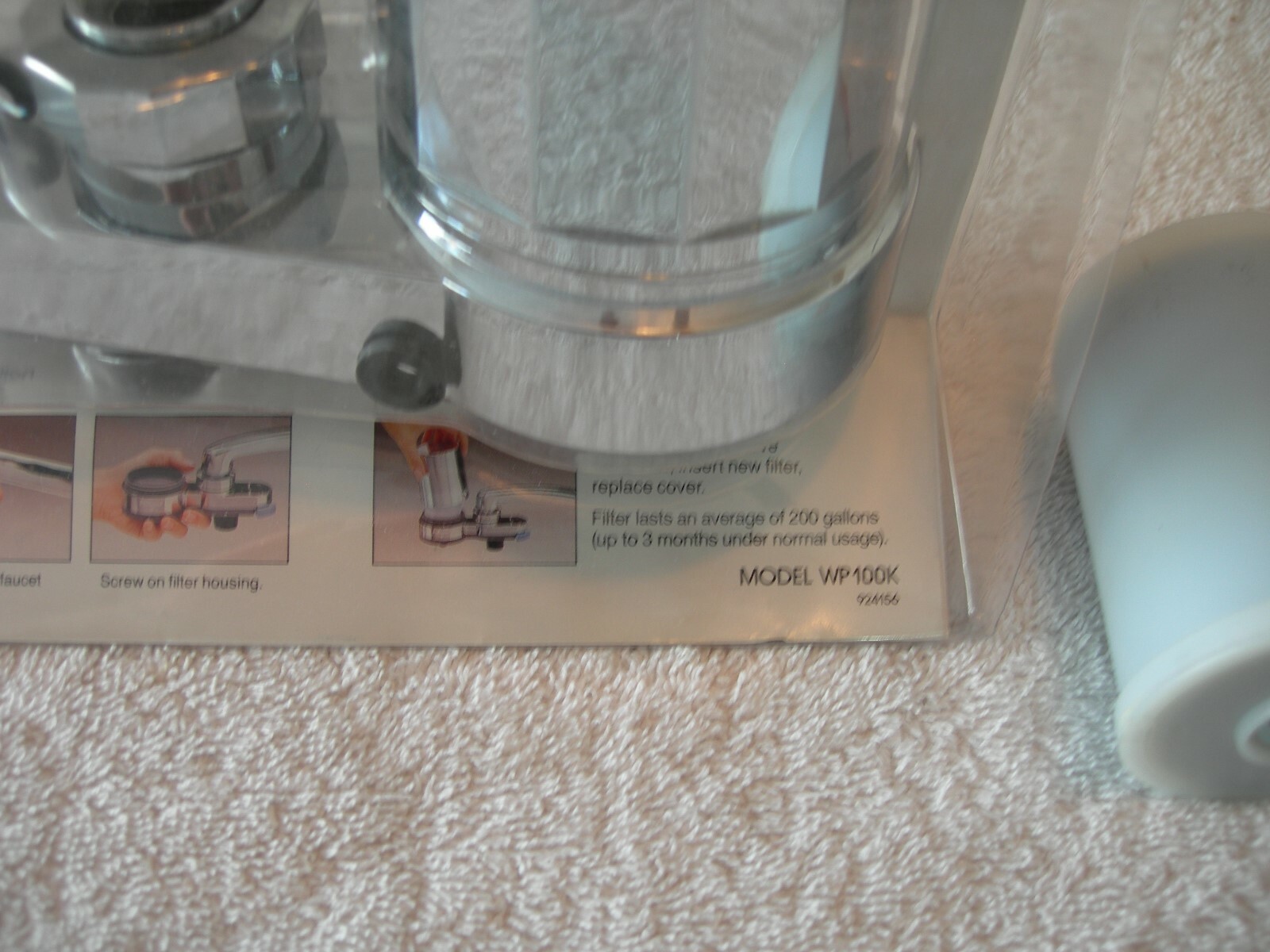 Pollenex WP100K, Faucet Water Filter (with 2 extra new filters)