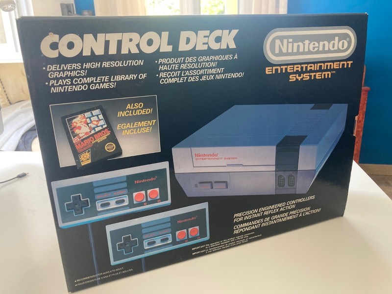 Boite Control Deck Asd Nintendo Nes TrÃ¨S Bon Ã©Tat