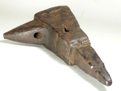 15thC Antique Balkans primitive Hand Forged Stake Stump Anvil wrought Blacksmith
