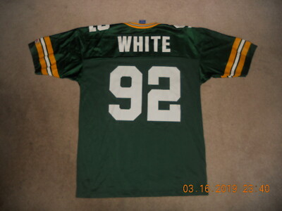 Green Bay Packers Football Jersey #92 Reggie White Minister of