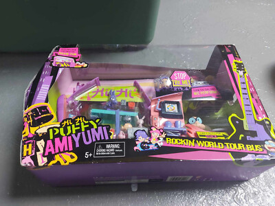Hi Hi Puffy Amiyumi Rockin World Tour Bus Playset 2005 Mattel - NEW Box Damage