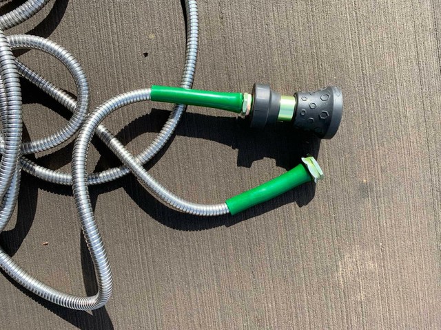 hercules stainless steel garden hose with reel