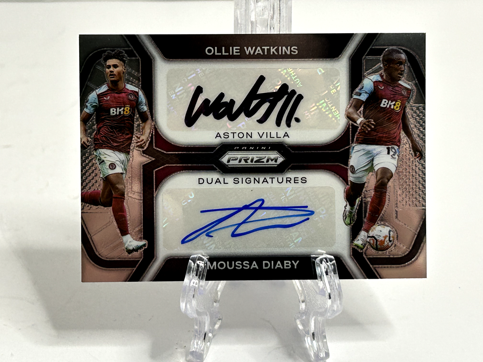 その他 Moussa Diaby & Ollie Watkins auto 06/10 その他 Moussa Diaby & Ollie Watkins auto 06/10 - その他