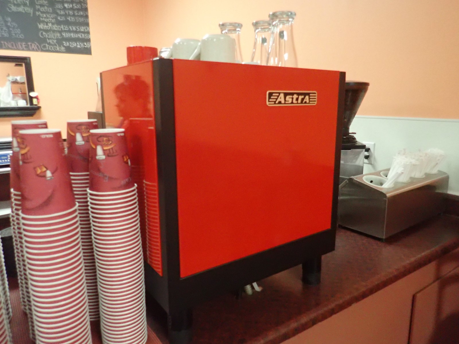 Astra Espresso machine 4 Years old Working Great Used Astra Cappuccino Machine