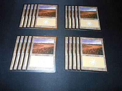 20 Basic Land #331 - SAME ART - Plains - Odyssey - MP-NM - Magic MTG FTG