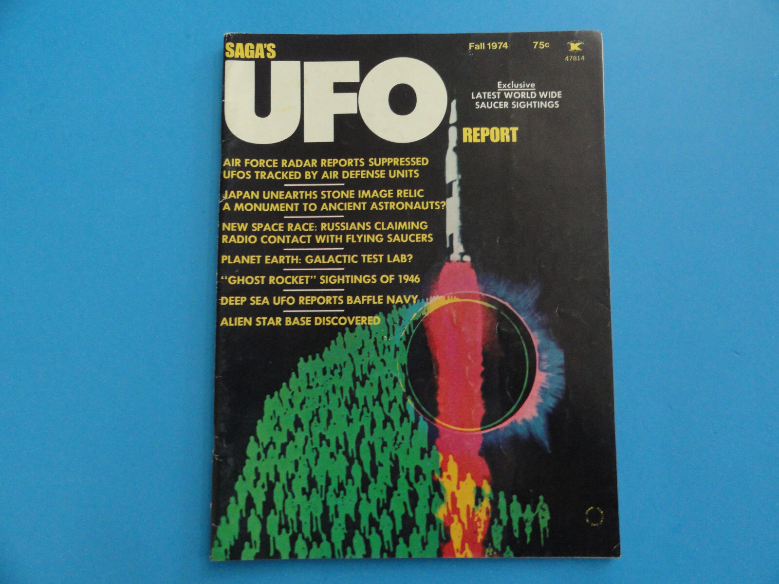 【未開封】 UFO Or Die 1st 7EP VINTAGE SAGA'S UFO REPORT MAGAZINE FALL 1974 VOL.2, NO.1