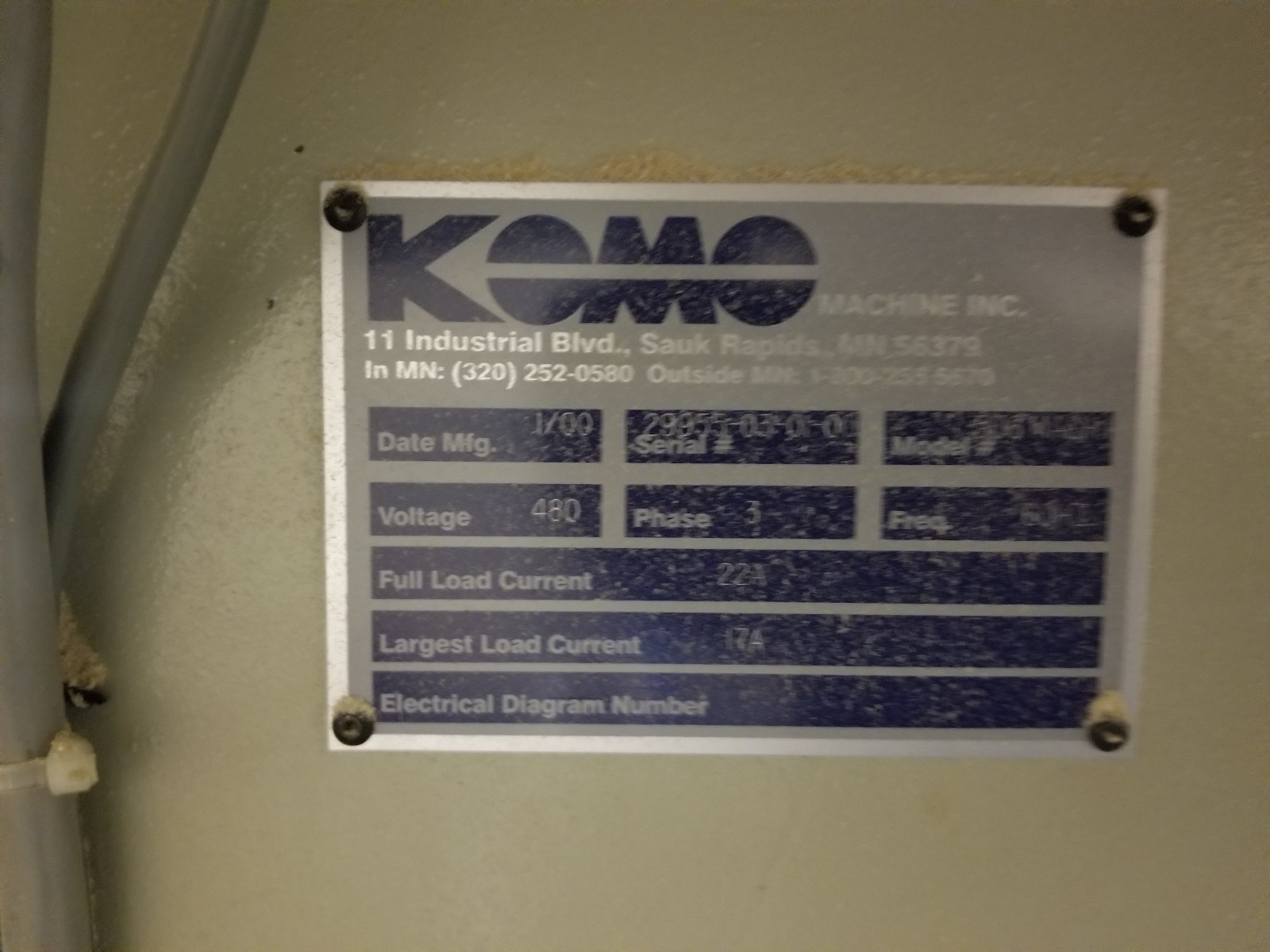 Komo 508 Mach One CNC Router, Drill Bank, Free Rigging On Your Truck!