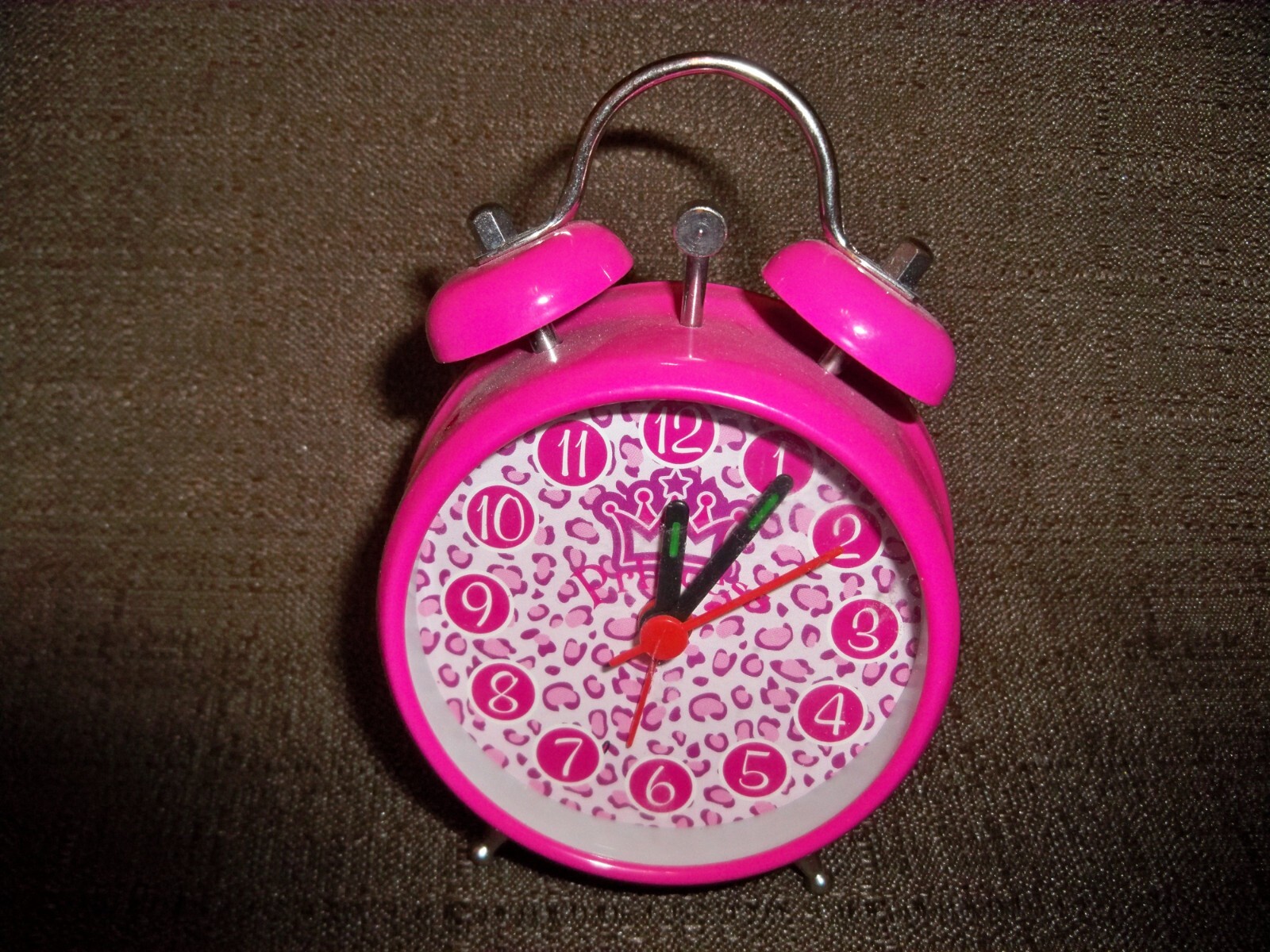 Gift Princess Barbie Pink Children Crown Queen Girls Alarm Clock