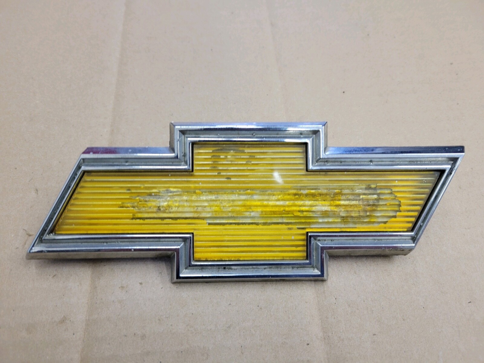 Chevy OEM Vintage Front Bowtie Metal Emblem Badge Logo