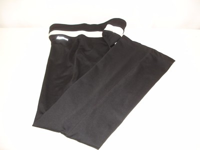 Reebok Women's XS Black White Band Track Yoga Pants NWOT Training Warm-Up New
