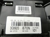 VW Passat CC 12-16 TDI 2,0 103KW Kombiinstrument Tacho VW Passat CC 12-16 29.04.2013 3C8920870N gebraucht Vorschau 6