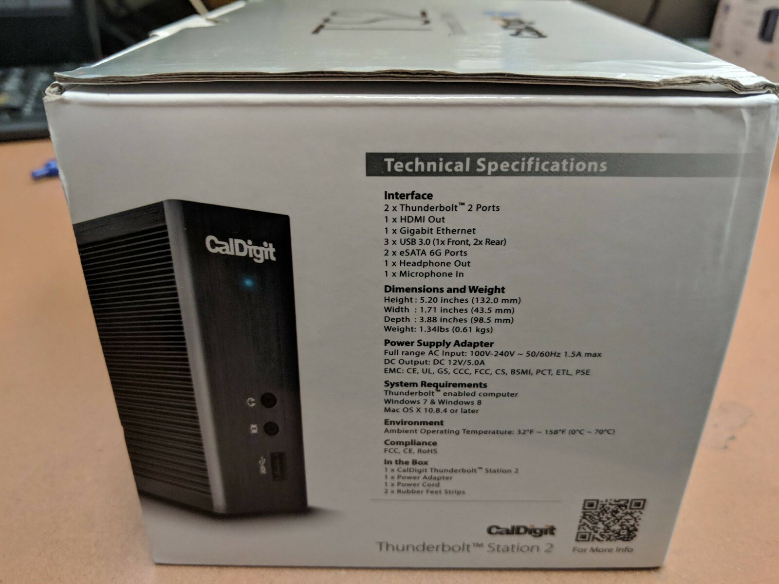 New CalDigit TS2 Thunderbolt Station 2 docking station