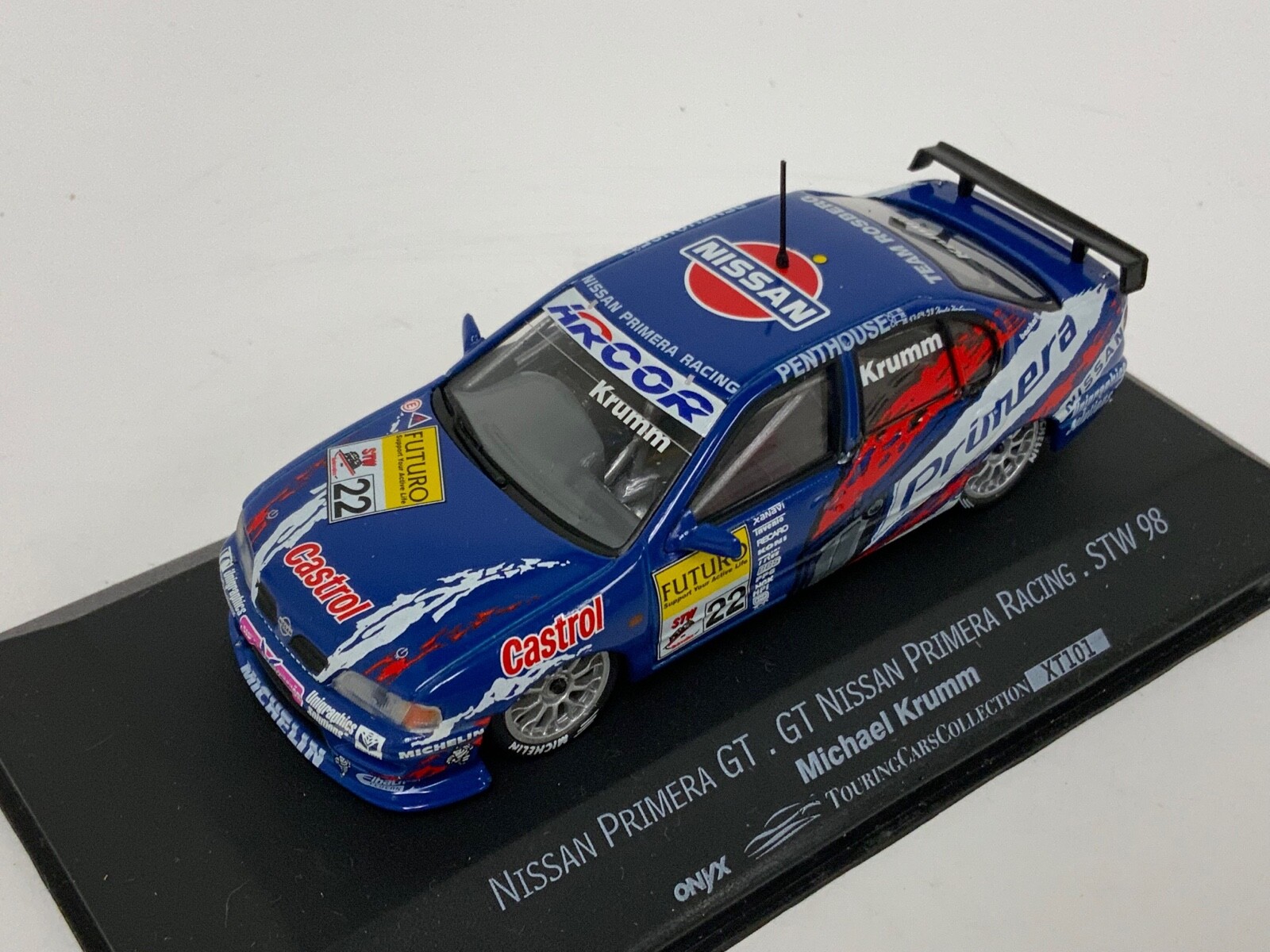 1/43 ONYX IXO Nissan Primera 1998 STW Series Car #22 XT101 1/43 ONYX IXO Nissan Primera 1998 STW Series Car #22 XT101