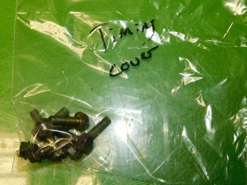 88-91 Civic CRX OEM engine motor timing cover mount bolts SET
