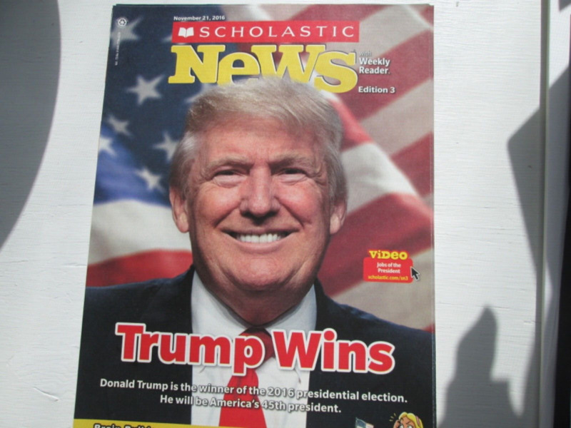 Scholastic News Weekly Reader, Nov. 21, 2016 Grade 3 Donald Trump 45th President