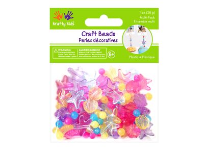 Multicraft Imports Multicraft Plastic Beads 30g-Seashells