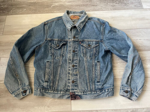VINTAGE 70's Levis Denim Trucker Jean Jacket 70506 0216 USA VINTAGE 70's Levis Denim Trucker Jean Jacket 70506 0216 USA