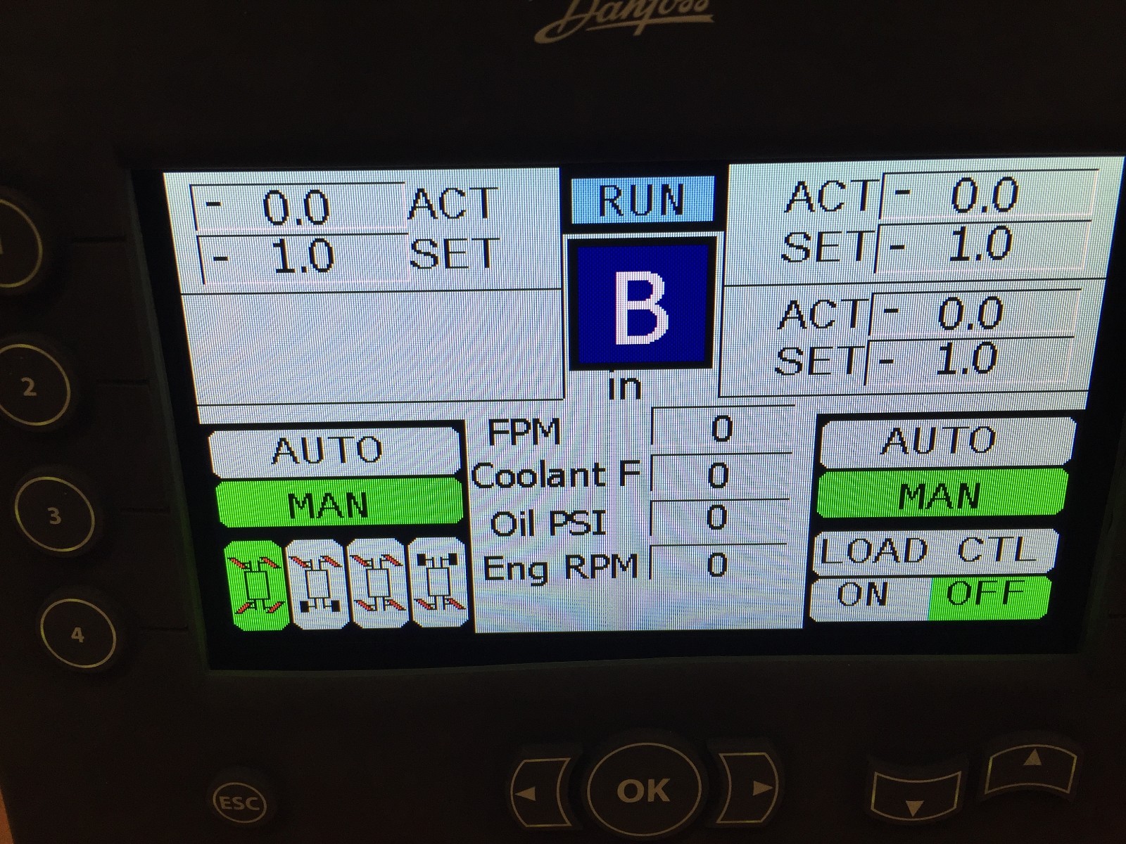 NEW SAUER DANFOSS DP600 OPERATOR INTERFACE DISPLAY DP610TM-10-02-6-02-04-06