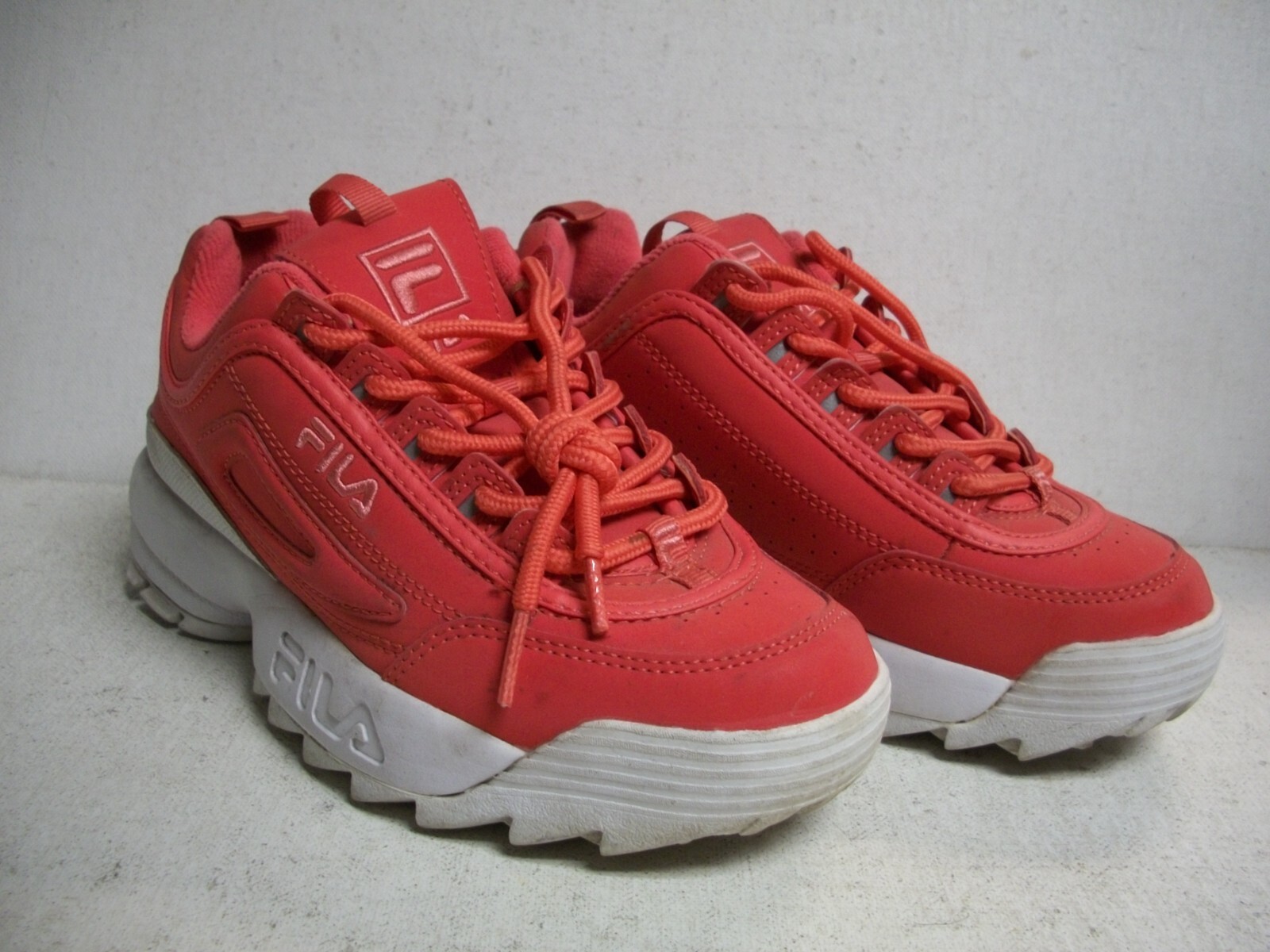 FILA スポーツドレス XL 赤 Fila Womens Pinkish/Red Casual Shoes Sneakers Size 6 | eBay