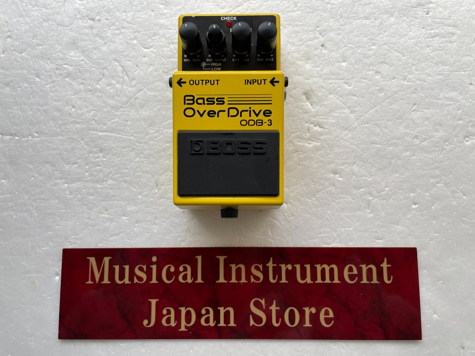 Boss ODB-3 Bass Overdrive Bass Guitar Effect Pedal Used from